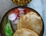 A picture of step 4 of છોલે ભટુરે.