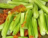 A picture of step 2 of Sojne Datar Jhal Chorchori Bengali Style.