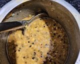 A picture of step 1 of Chole with dhokla.