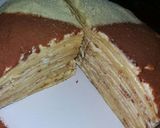 Foto langkah ke 11 dari resep Mille crepes milo green tea.