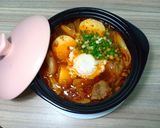Hình bước làm 4 của món Canh kim chi thịt bò đơn giản