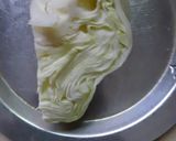 A picture of step 1 of Onion cabbage pakoda.