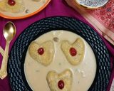 A picture of step 7 of Valentine Rasmalai.