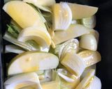 A picture of step 3 of Roasted Fennel, Apple and Onion.
