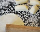 A picture of step 4 of Super Easy Gyoza Dumpling Skins.