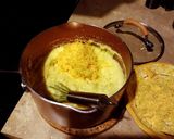 A picture of step 6 of Cheesy breakfast polenta with eggs.