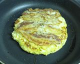 A picture of step 5 of Fluffy Kansai-Style Okonomiyaki with Cabbage and Nagaimo.