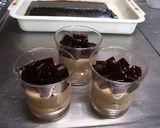 A picture of step 16 of Japanese-style Black Sugar Pudding & Black Sugar Jelly.