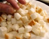 A picture of step 1 of Easy Croutons.