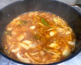 A picture of step 1 of Brodet - Dalmation Fish and Fennel Stew.