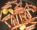 A picture of step 8 of Pasta Carbonara.