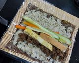 Foto langkah ke 8 dari resep Anabolic Beef Kimbap|High Protein, Low Calorie, Sugar & Gluten Free.