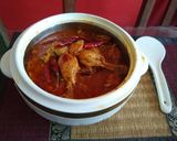 A picture of step 4 of Jaipuri chicken.
