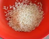 A picture of step 1 of Rice and Sevayan Kheer.