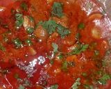 A picture of step 4 of Mushroom masala.