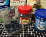 Gambar langkah 1 resipi Overnite Oat with Blueberry.