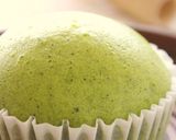 A picture of step 6 of Steamed Matcha Green Tea Buns with Pancake Mix.