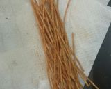 A picture of step 5 of Fried Pasta for Snacking.