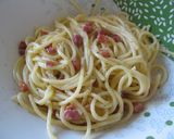 A picture of step 5 of From Italy: Easy Pasta Carbonara.