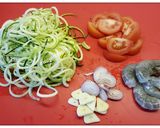 Hình bước làm 2 của món Zucchini Spaghetti (Mỳ spaghetti bí ngòi) #cleaneating