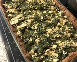 Foto del paso 4 de la receta: Quiche pollo espinaca en masa harina de linaza