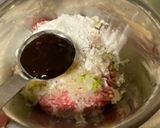 A picture of step 2 of Crab Shaomai.