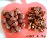 A picture of step 2 of Candied Chestnut Pound Cake.