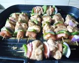 A picture of step 4 of Chicken Shashlik.