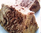 A picture of step 13 of Chocolate Chestnut Marble Chiffon Cake.