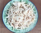 Foto langkah ke 1 dari resep Abon Ayam untuk Isian Lemper/ Sosis Solo.