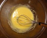 A picture of step 5 of Banana Caramel Cream Muffins.