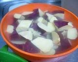 A picture of step 1 of Sweet Potatoes Candied in the Rice Cooker.