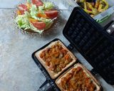Une image de l'étape 4 de Toast antigaspillage 🥪accompagné de salade.