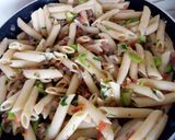 A picture of step 8 of Pasta with mincemeat.