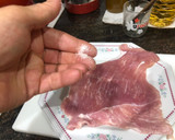 Foto del paso 10 de la receta: Sopa de cocido y timbal de filete de cerdo con cebolla caramelizada y pimientos asados