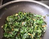 A picture of step 2 of Delicious Veggies from the garden, Spinach & Chard.