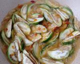 Foto langkah ke 3 dari resep Cumi Asin Terong Pedas.