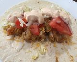 A picture of step 4 of Shrimp Tacos with Homemade Shrimp Taco Sauce.