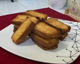 A picture of step 1 of Cake rusk. Dry cake recipe.