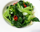 A picture of step 8 of Bak Choy With Soft Boiled Eggs.