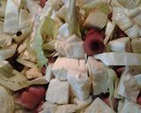 A picture of step 3 of Hotdog and cabbage Okazu.