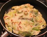 A picture of step 5 of Without Eggs Japanese Leek Chijimi Made with Rice Flour.