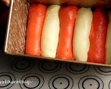 Foto langkah ke 7 dari resep Roti Tawar Batik Merah Putih.