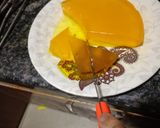 A picture of step 5 of Mango jelly crystal ice cream.