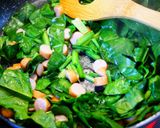A picture of step 2 of Mixed Rice with Spiced Spinach.