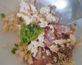 รูปขั้นตอนการทำที่ 4 ของ ขนมปังหน้าหมูใบเนียมหูเสือ  อาจาดสูตรช่วยย่อย+ล้างพิษ อบลมร้อน
