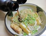 A picture of step 7 of Aburaage and Enoki sin Ponzu Sauce.