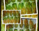 A picture of step 6 of AMIEs FRIED ZUCCHINI FLOWERs.