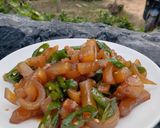 Foto langkah ke 4 dari resep Kikil Kecap Cabe Hijau (Kulit Sapi).
