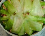 A picture of step 5 of Ground Chicken Wrapped in Bok Choy.
